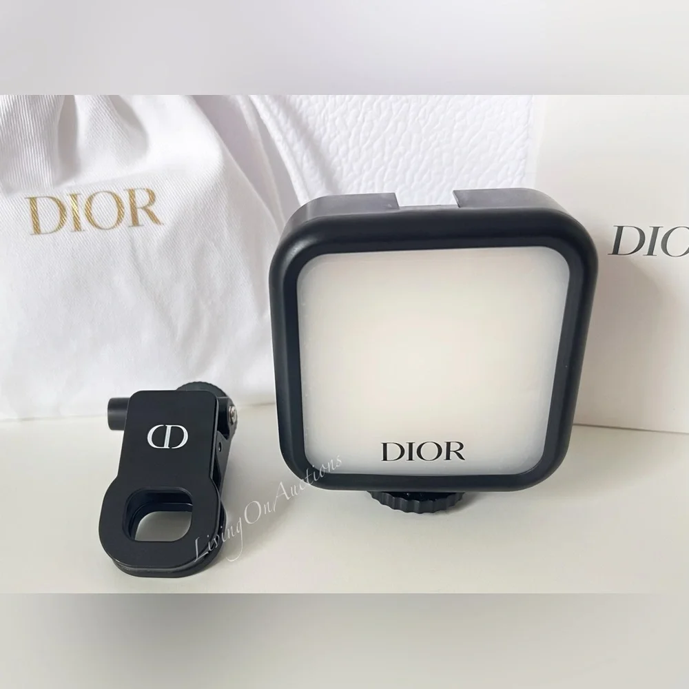 NEW Dior Phone Light Cell Phone Accessory Selfie Podcast YouTube Videos Gift Bag